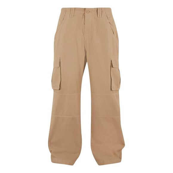 Build Your Brand Mens Classic Cargo Pants / Beige